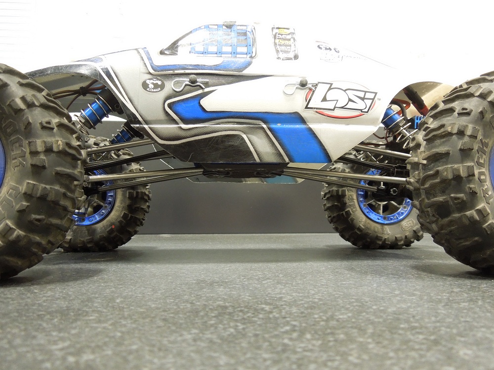 Titanium Suspension Links for Losi Crawler, Blue Monkey RC